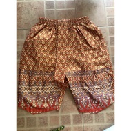 กางเกงโจงกระเบนผ้าไทย ผ้าน้ำทอง ผ้าสุโขทัย