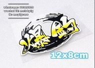 爆釣 釣魚 汽車反光防水貼紙