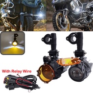 Motorcycle fog lights For BMW R1200GS ADV F800GS F700GS F650GS S1000XR K1600 LED Auxiliary Fog Light Assemblie Driving Lamp 40W