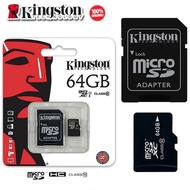 Kingston memory micro SD card 64GB Class 10 แท้  100% เมมรี่การ์ด