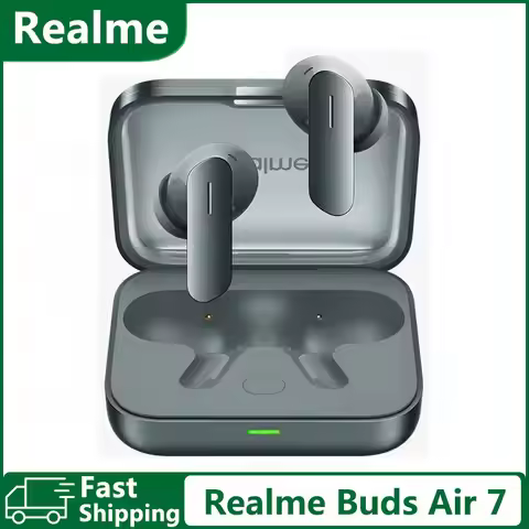 realme Buds Air 7 TWS Earphone 52dB Noise Cancellation 52 Hours Battery Life 12.4mm Bass Driver LHDC