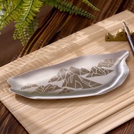 【OPUS東齊金工】不鏽鋼台灣造型淺盤/收納盤/禮盒-島嶼拾光/山岳