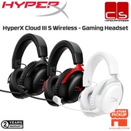 HyperX Cloud III S 2.4 Ghz Bluetooth Wireless Gaming Headset - White (AX6G1AA) / Black&Red (A59Z0AA)