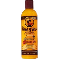 Howard Products Beeswax Wood Polish & Conditioner, Feed-N-Wax, Beeswax Furniture Polish For Wood, 16