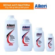 Aiken Antibacterial Talc Powder / Bedak Antibakteria 75g / 150g / 300g