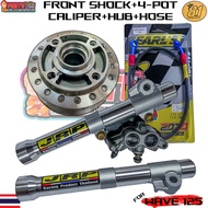 Lighten Front Shock JRP Sticker + Formula 8.1 + Hub + Earls Wave , Rs , Xrm , Raider , Smash