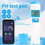 ปากกาบลูทูธ PH Meter 5 In 1คุณภาพน้ำ EC TDS เกลือมิเตอร์วัดอุณหภูมิ2 In 1ขนาดกลางทดสอบพีเอชน้ำมอนิเต