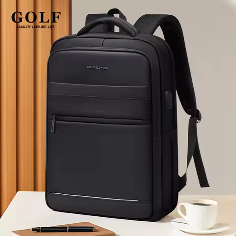 GOLF Business Laptop Backpack Men 16 Inch Slim Professional Back Pack with usb Charging Port Pockets