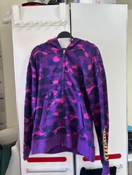 Bape紫色鯊魚外套
