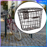 [dolity] Bike Front Basket Front Frame Bike Basket Portable Lightweight Bike Storage Basket Bike Hanging Basket for Outdoor Most Bikes