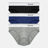 Byford 3pcs Men Mini Briefs Cotton Rib Classic BMB338686