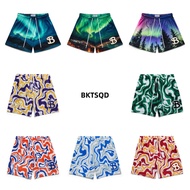 American BKTSQD Mesh Houndstooth Basketball Quarter Leisure Sports Training Fitness Running Quick-Dr