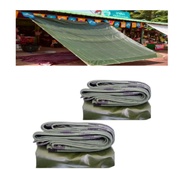 ผ้าใบผ้าร่มเคลือบเงากันน้ำ FT-77 ) 4X8 | 4X7 | 4X6 | 4X5 | 4X4  ใช้คลุมรถบรรทุกขนส่งสินค้า รถกระบะ