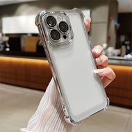 Case Samsung A06 A05S A05 A04E A04 A03 CORE A03 A02S A03S A02 M02 M02S Anti fall four corner phone c