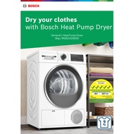 Bosch WQG24200SG 9Kg Heat Pump Dryer 5 Ticks Anti-Vibration Side Panels