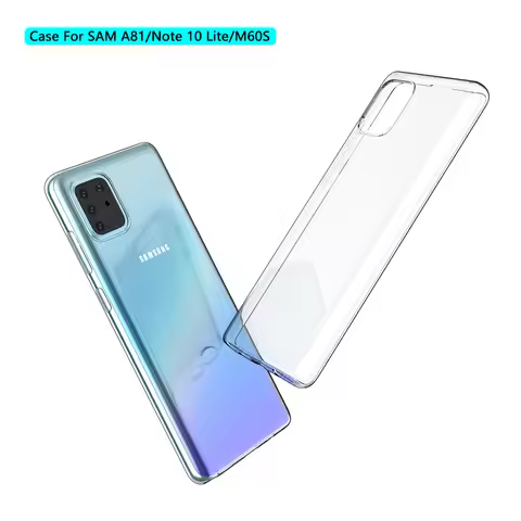 Clear Case for Samsung Note10 lite M60s Transparent Soft TPU Shockproof Phone Back Case for Samsung 