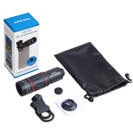 APEXEL Universal 18x25 Monocular Zoom HD Optical Cell Phone Lens Observing Survey 18X telephoto lens
