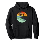 Appalachian Trail Hiker - McAfee's Knob Retro Hiking Hoodie