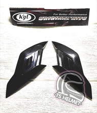 Sparepart Original KYT R10 Spoiler KYT R10 original Airvent KYT R10 Original Ventilasi belakang KYT