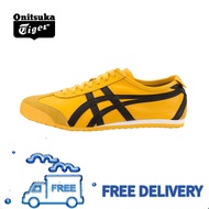 Onitsuka Tiger Onitsuka Tiger Mexico 66 Classic Retro Casual Sports Shoes for Men and Women MEXICO 66 DL408 Yellow/Black 【100%Original】