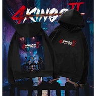 Cotton Hoodie Sweater Hooded 4king Shop​ Mechanic Shirt​ Whits​Wa 4kings 2​ M-3XL