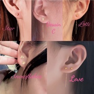 Subang juntai emas750 tulen