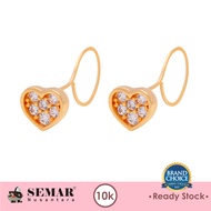Anting Emas Toge Heart Gold 10k Semar Nusantara