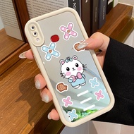 Casing HP Samsung Galaxy A10s M01s A10 M30s M21 Case Cellphone Casing Mirror Protector Love Cat Soft