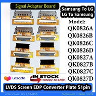 FHD LVDS 4k 51pin Coverter Panel Adapter Samsung To LG, LG To Samsung QK0826 QK0827 Series (Panel Converter Samsung ke LG, LG ke Samsung FHD LVDS 4k 51pin)