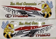 Tem con ong dán xe tải mẫu mới tem ong chúa dán xe tải Hino Thaco Mitsu Huyndai Faw Dongfeng TMT Kia