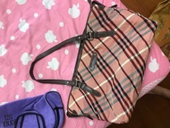 Burberry 粉紅色 單肩包 袋 bag 旅行袋 奶粉袋