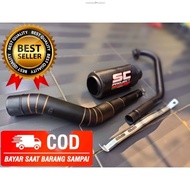EKZOS GPX LEGEND150 LEGEND 150 BLACK EXHAUST RACINGknalpot