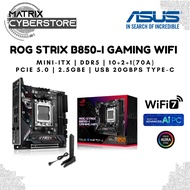 ASUS ROG STRIX B850-I GAMING WIFI AMD Mini-ITX Motherboard - AM5 Socket for Ryzen 9000 Processors, D