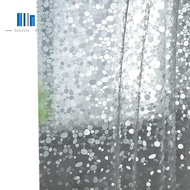 Transparent Shower Curtain Lining, Pebble Pattern  Plastic Bathroom Shower Curtain