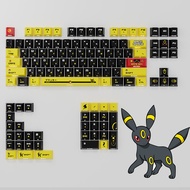 Umbreon Keycap Cherry Profile 120 Keys PBT Letter Side-printed LED Transmission Wooting60 Mad68 Aula