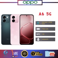 OPPO A6 5G (8GB+256GB/512GB) | MediaTek Dimensity 6300 I 7000mAh Battery |  READY STOCK