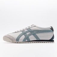 New Asics Onitsuka Tiger(authority) Mexico 66 Leather Sneakers for Women and Men in 3 Colors for Casual Sports and Jogging, Grey School Shoe