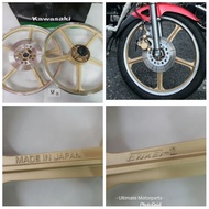 Kawasaki AR80 Sport Rims Gold +Front Disc Tubless Enkei Gold/Black Rims 1.40x18