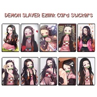 (Local Seller) Demon Slayer Ezlink Card Stickers