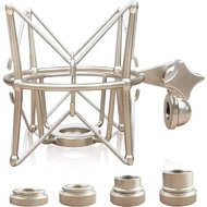 Microphone Shock Mount Mic Holder - Anti Vibration Spider Shockmount Compatible with Many Condenser 