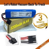 5200mAh Li-ion Battery For Dreame D20 Ultra X40 Ultra L40 L40s Pro Ultra Dreame Bot X30 Ultra L30 Ul