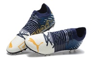 【ของแท้อย่างเป็นทางการ】Puma Future  Z 1.3/สีน้ำเงิน Mens รองเท้าฟุตซอล - The Same Style In The Mall-Football Boots-With a box