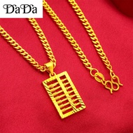 cop 916 original malaysian lucky abacus pendant necklace wedding jewelry for men and women