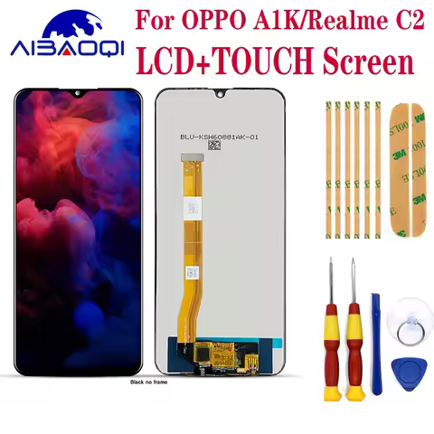 Original For OPPO A1K CPH1923 LCD Display Screen Touch Digitizer Assembly For 6.1 inch OPPO Realme C