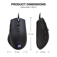 🚀ส่งเร็ว🚀 OKER M289 Mouse RGB BACKLIT เมาส์ไฟ RGB เรืองแสง dpi 6 ระดับ สูงสุด 7200dpi เม้าส์ สวย ทน 