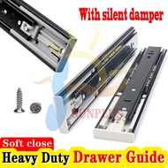 Drawer Slider Heavy Duty Drawer Guide Soft Close Drawer Slide Keyboard Drawer Slide For Desk