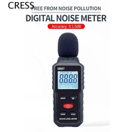 CRESS Decibelimeter, Handheld Environment Noise Meter, Professional Digital 30~130dB 0.1 dB dB Meter