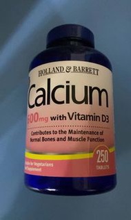 英國 HOLLAND & BARRETT 維他命D+鈣 250粒