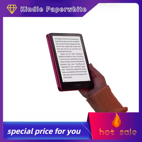 All-new Amazon Kindle Paperwhite (16 GB) – Our fastest Kindle ever, with new 7" glare-free display, 