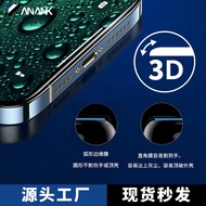 3D HD Liputan Penuh Pelindung Skrin Kaca Terbaja untuk iPhone 17/17 Air/16/15, Rasa Logam Kosong, Pe